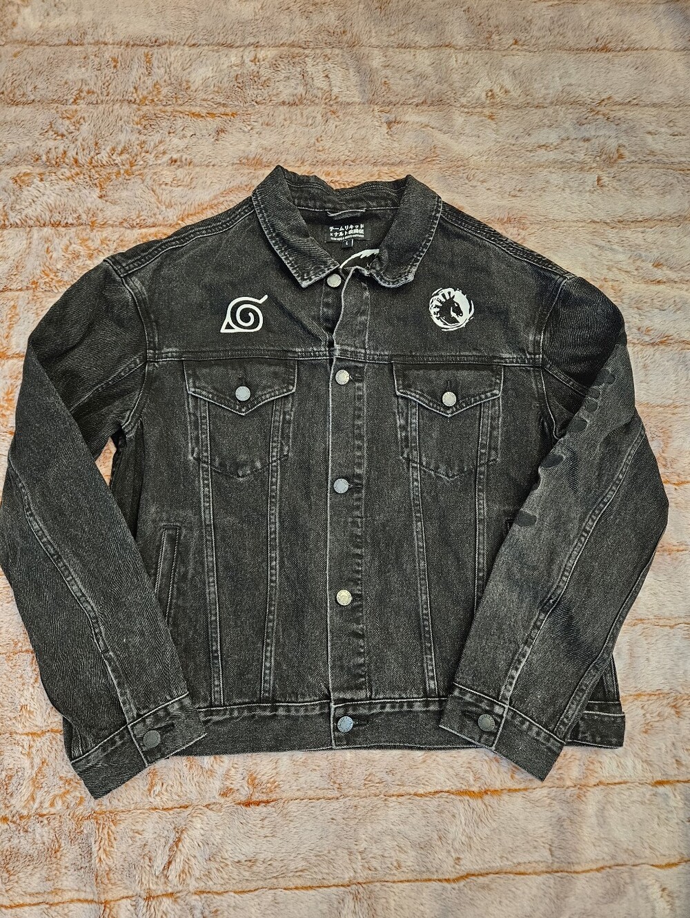 Team Liquid x Naruto Leaf Village Denim Jacket